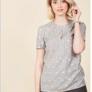 Yard Work and Dedication Keyhole Top in Dino’s